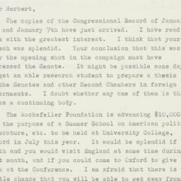 Letter: 1953 February 9