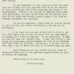 Letter: 1949 November 28