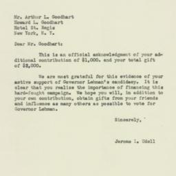 Letter: 1949 November 3