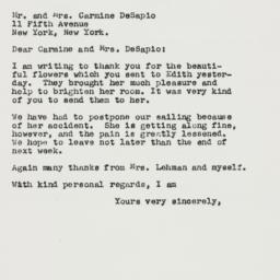 Letter: 1958 June 11