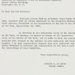 Letter: 1951 March 28