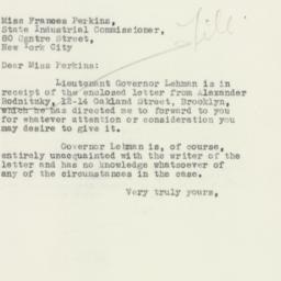 Letter: 1932 December 3