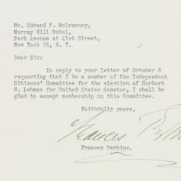 Letter: 1946 October 12