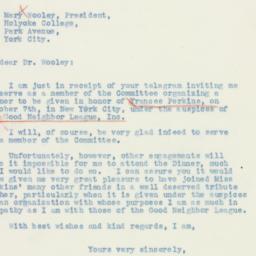 Letter: 1936 September 9