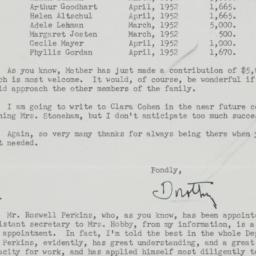 Letter: 1954 January 25
