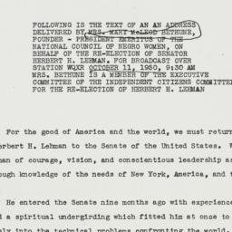 Speech: 1950 October 11