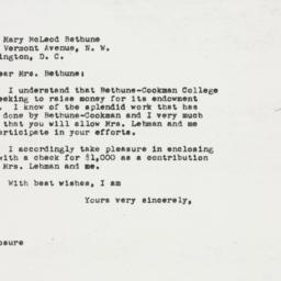 Letter: 1949 November 30