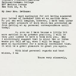 Letter: 1950 January 6