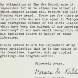 Letter: 1955 April 22