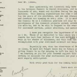 Letter: 1948 November 23