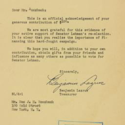 Letter: 1950 October 27