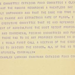 Telegram: 1947 October 23