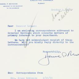 Letter: 1955 October 4