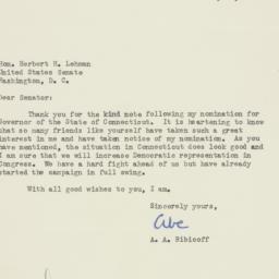 Letter: 1954 July 14