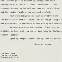 Letter: 1963 December 9