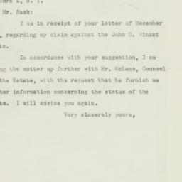 Letter: 1947 December 19
