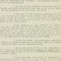 Letter: 1933 February 13