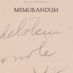 Memorandum: n.d.