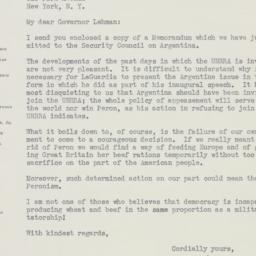 Letter: 1946 April 2