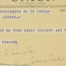 Letter: 1949 November 15
