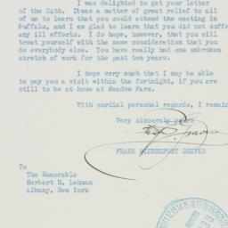 Letter: 1938 August 26