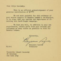 Letter: 1950 October 25