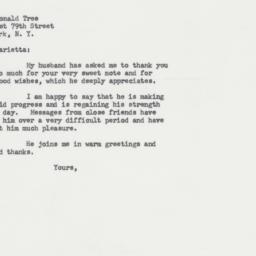 Letter: 1963 March 8