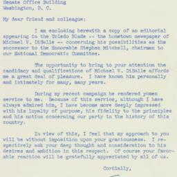 Letter: 1954 November 29