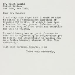 Letter: 1960 June 13