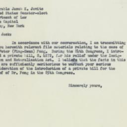 Letter: 1957 January 2