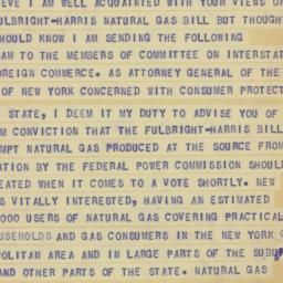 Telegram: 1956 January 27