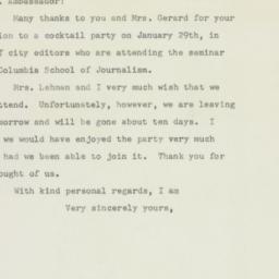 Letter: 1948 January 27