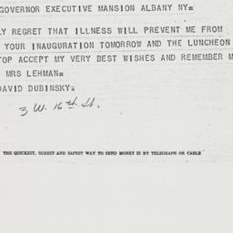 Telegram: 1936 December 31