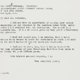 Letter: 1938 October 4