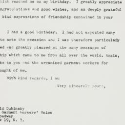 Letter: 1948 April 9