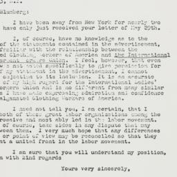 Letter: 1947 June 9