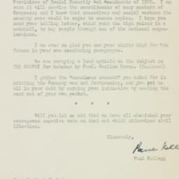 Letter: 1950 September 27