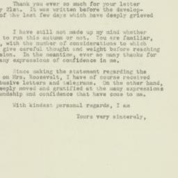 Letter: 1949 July 26