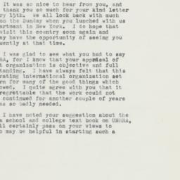 Letter: 1960 February 25