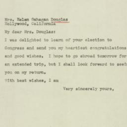Letter: 1944 November 10