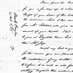 [Document, 1785 October 21]