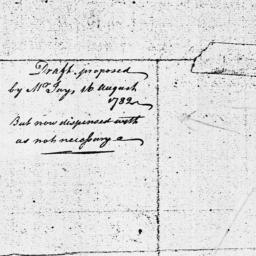 [Document, 1782 August 16]