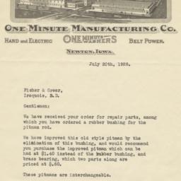 One Minute Manufacturing Co...