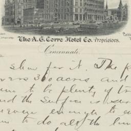 Grand Hotel. Letter