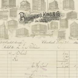 Browning, King and Co.. Bill