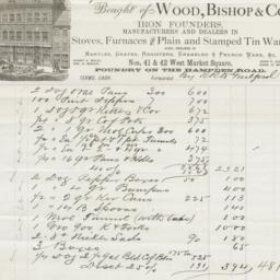 Wood, Bishop & Co.. Bill