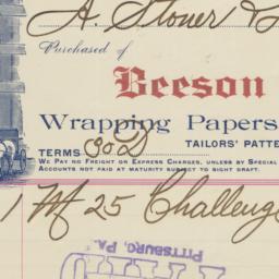 Beeson Paper Co.. Bill