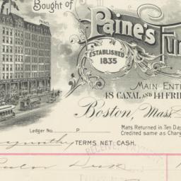 Paine's Furniture Co.. ...