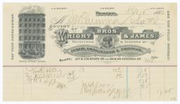 Wright Bros. & James. Bill - Recto