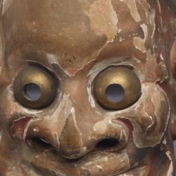 Noh Mask Of A Demon (kumasaka)